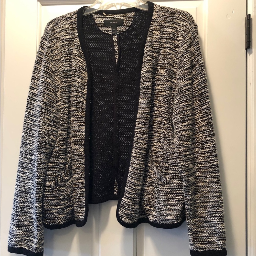 J crew sweater jacket